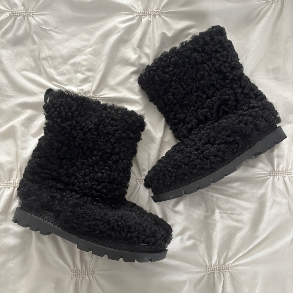 Coach Shearling Boots